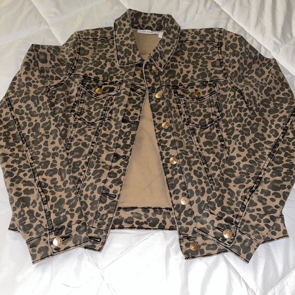 Nordstrom Leopard Print Denim Jacket by STS BLUE - Colbey Jacket - Picture 7 of 14